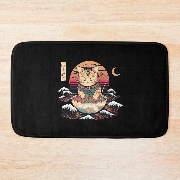 Item preview, Ramen Lover Cat 9 designed and sold by TheSamuraiCat.