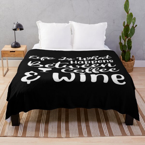 Item preview, Life Is What Happens between coffee & wine designed and sold by phassystore.