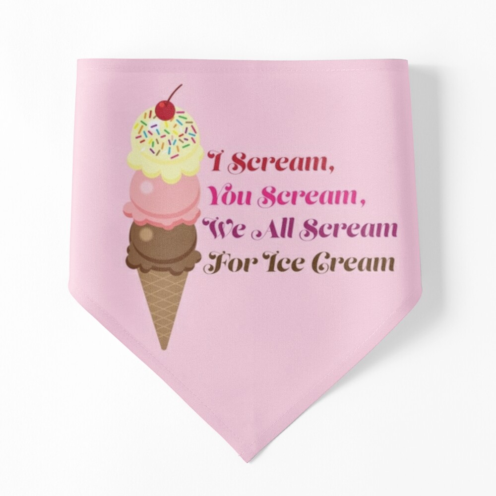 I Scream You Scream , We All Scream For Ice Cream iPad Case