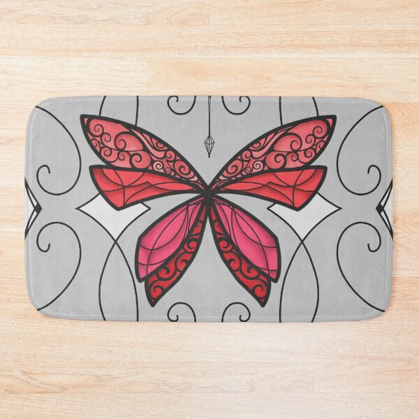 Item preview, Tapiz de mariposas en rojo designed and sold by lezell.