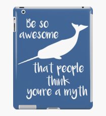 Inspirational Narwhal Design iPad Case/Skin