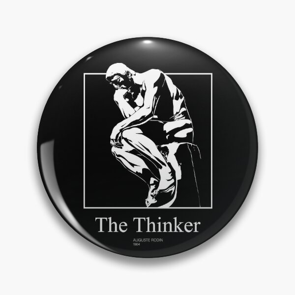 Item preview, 'The Thinker' by Rodin Fine Art Illustration designed and sold by rpalesca.