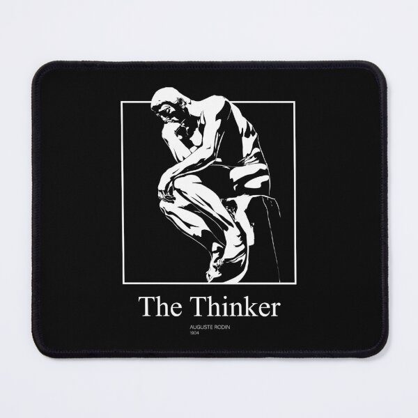 Item preview, 'The Thinker' by Rodin Fine Art Illustration designed and sold by rpalesca.