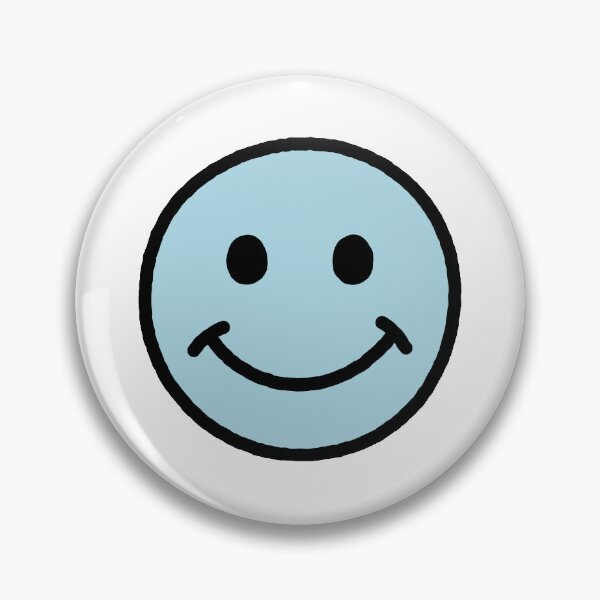 Item preview, SMILEY FACE (LIGHT BLUE W/BLACK OUTLINE) designed and sold by Top10Designs.