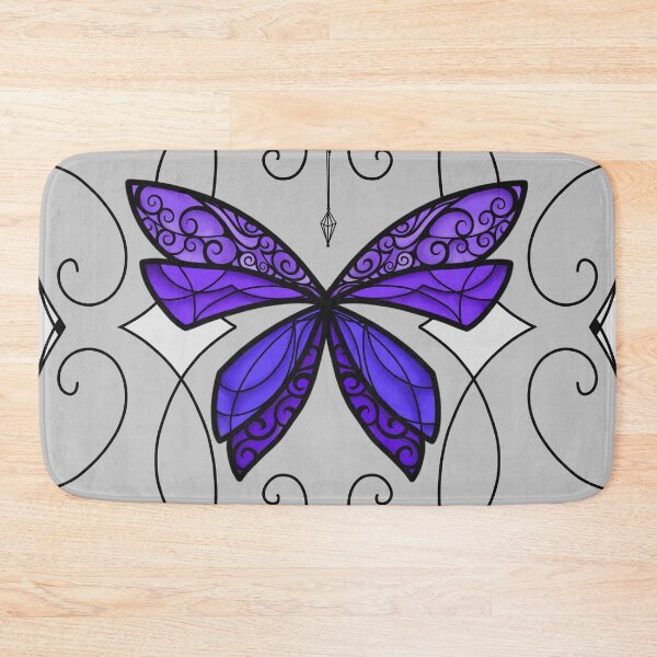 Item preview, Tapiz de mariposas en morado designed and sold by lezell.