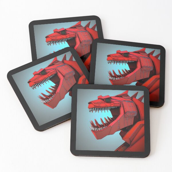 Item preview, Red Robot Tyrannosaurus rex designed and sold by Chubuter.