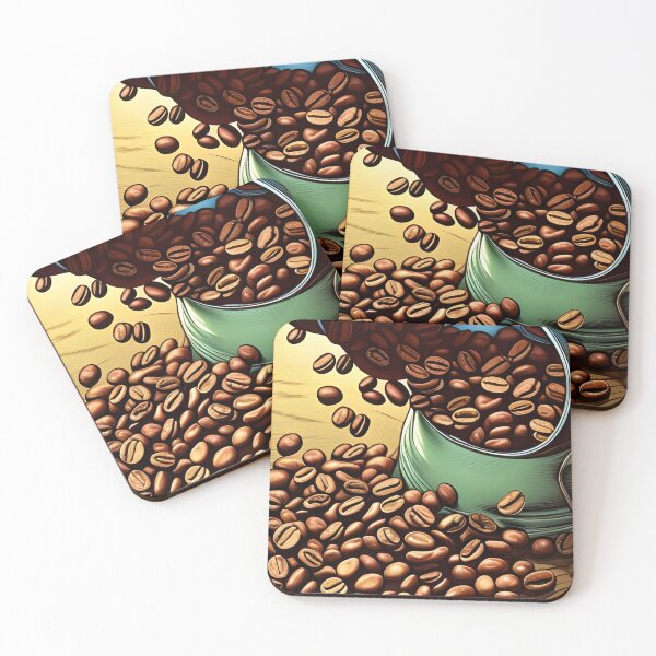 Item preview, Coffe bean pop art designed and sold by brandway.