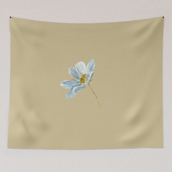 Item preview, Camomile daisy flower a cute watercolor sketch beige designed and sold by Yana Mustafina | Boho Soulful Designs.