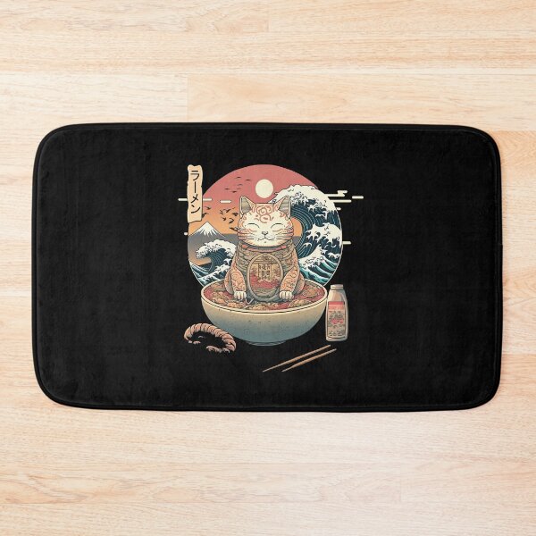 Item preview, Ramen Lover Cat 10 designed and sold by TheSamuraiCat.