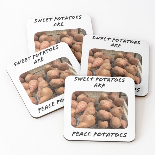 Item preview, SWEET POTATOES ARE PEACE POTATOES designed and sold by TechLaughs.