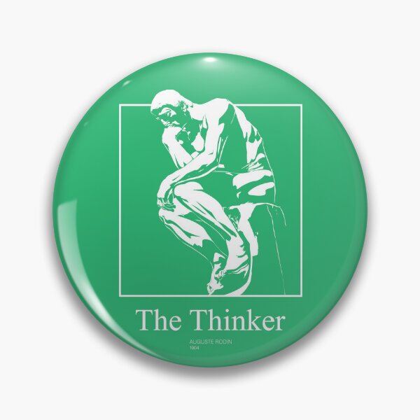 Item preview, 'The Thinker' by Rodin Fine Art Illustration designed and sold by rpalesca.