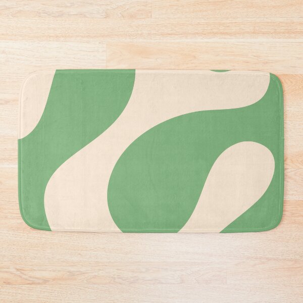Item preview, Pastel Green Minimal Curves Abstract Artwork  designed and sold by patternsoup.