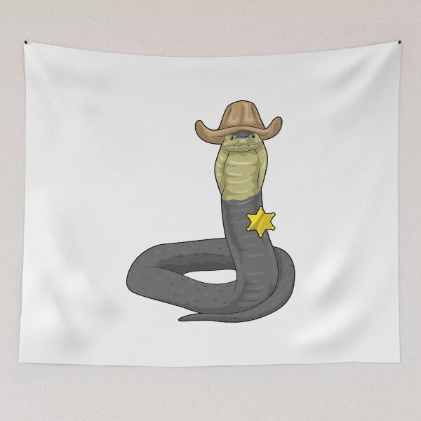 Item preview, Snake Sheriff Cowboy hat designed and sold by Snabdesign84.
