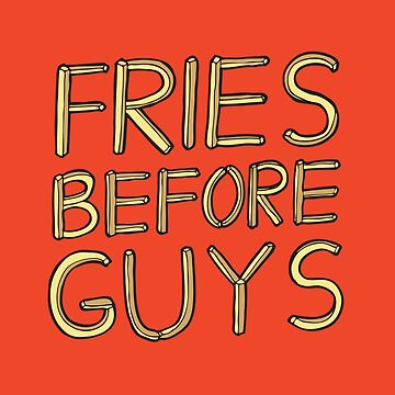 Artwork thumbnail, Fries Before Guys by evannave