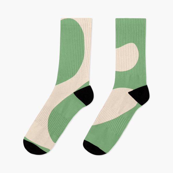 Item preview, Pastel Green Minimal Curves Abstract Artwork  designed and sold by patternsoup.