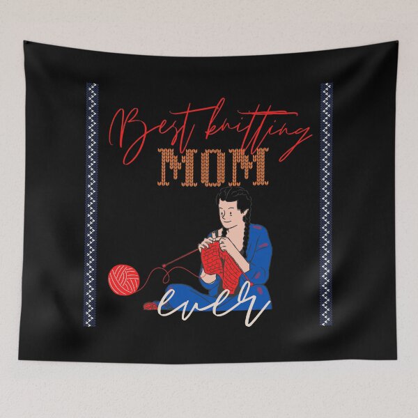 Item preview, la mejor mamá tejiendo designed and sold by pat227jc.