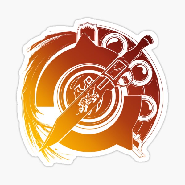 ffxiv-gunbreaker-job-symbol-ff-style-sticker-for-sale-by-farryn