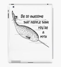 Motivational Narwhal Design iPad Case/Skin