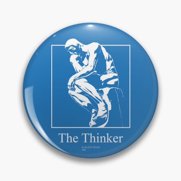 Item preview, 'The Thinker' by Rodin Fine Art Illustration designed and sold by rpalesca.