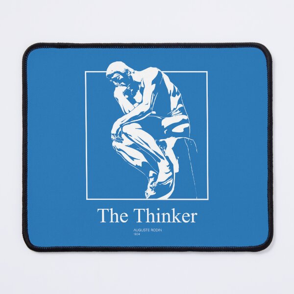 Item preview, 'The Thinker' by Rodin Fine Art Illustration designed and sold by rpalesca.