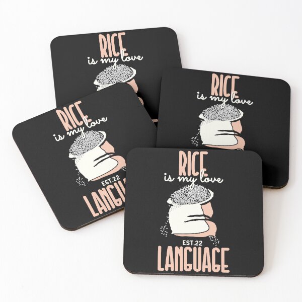 Item preview, RICE IS MY LOVE LANGUAGE designed and sold by GAADesignz.