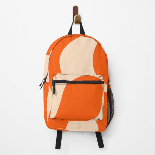 Item preview, Orange Minimal Curves Abstract Artwork designed and sold by patternsoup.