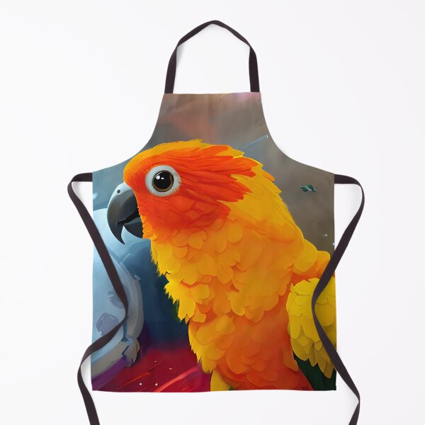 Item preview, Sun Conure in Space designed and sold by Aww_To_Z Animals.