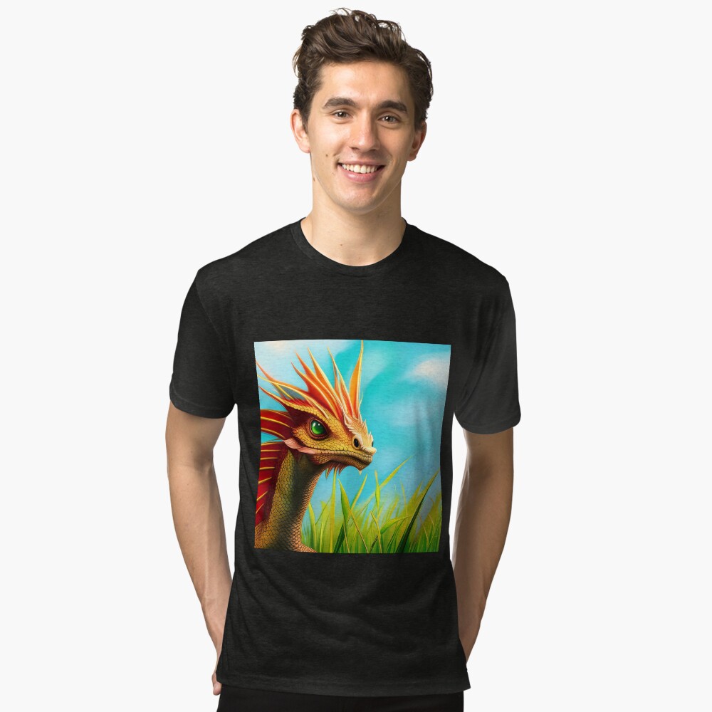Item preview, Tri-blend T-Shirt designed and sold by dragynrain.