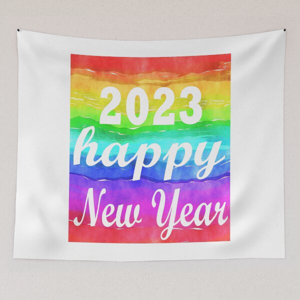 Item preview, Rainbow Happy New Year 2023 designed and sold by Soudesign99.