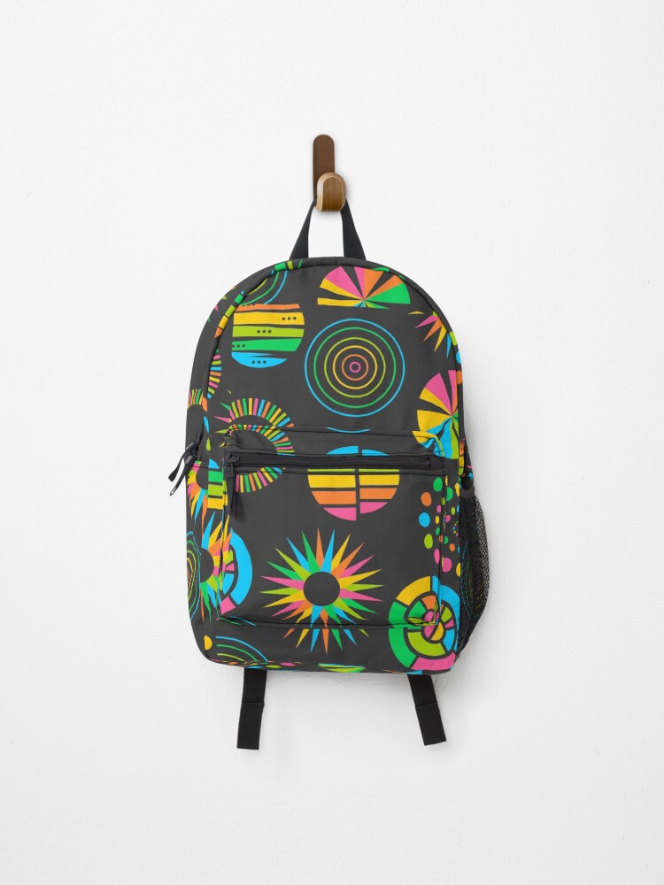 Thumbnail 1 of 3, Backpack, Fun Multicolor Pattern designed and sold by AnnoyedMouse.