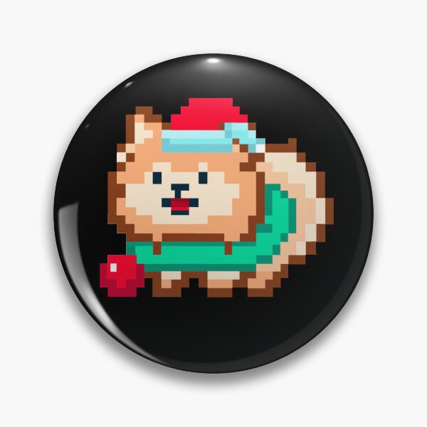Item preview, Pomeranian pixel dog designed and sold by shirtkosa.