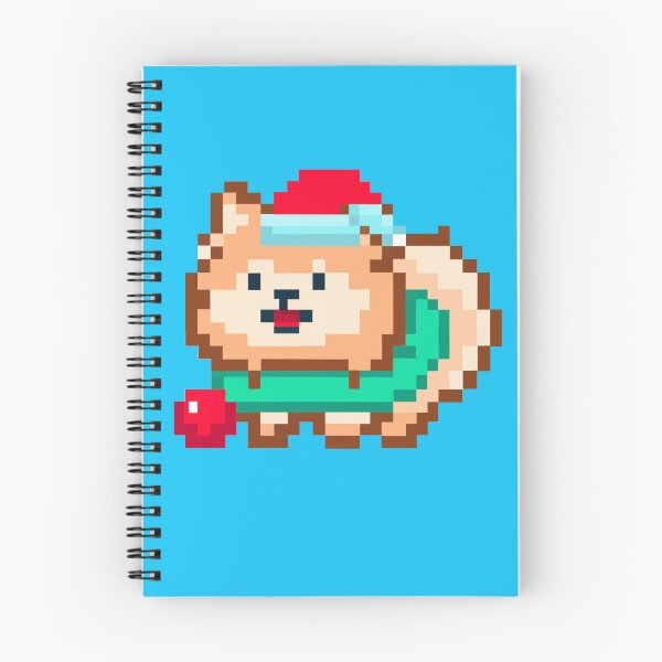 Item preview, Pomeranian pixel dog designed and sold by shirtkosa.