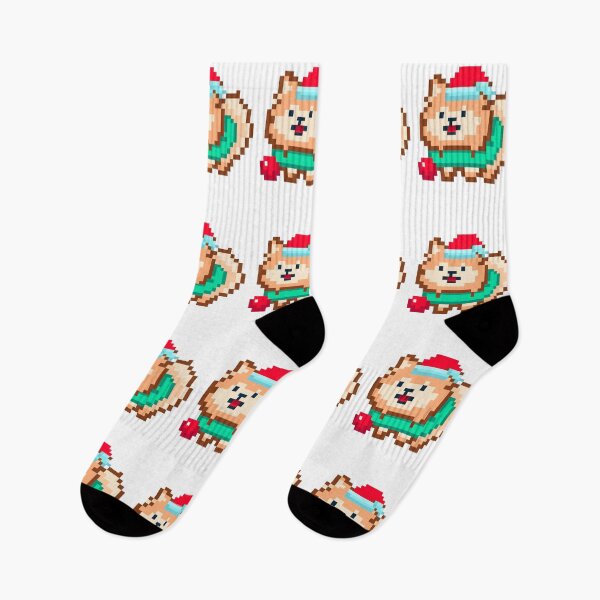 Item preview, Pomeranian pixel dog designed and sold by shirtkosa.