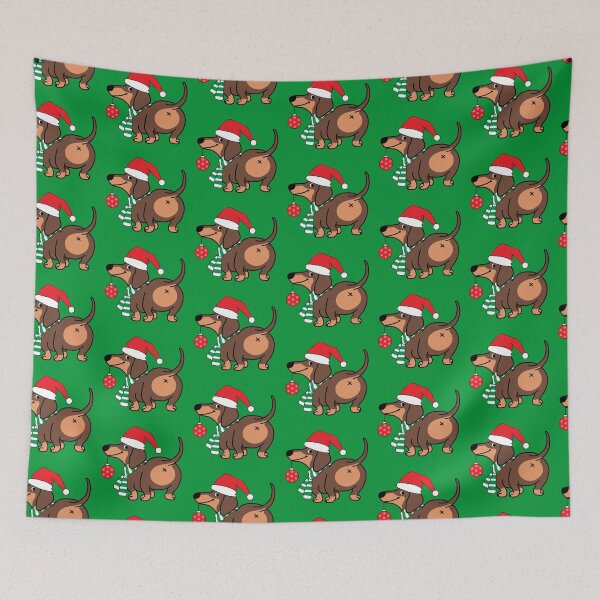 Item preview, Dachshund Doxie Christmas Xmas designed and sold by givemedogs.