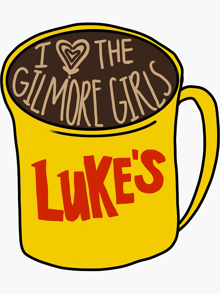 "coffee loves gilmore girls" Sticker for Sale by sadieevelyn | Redbubble