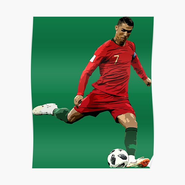 "Cristiano Ronaldo" Poster for Sale by raffrasta Redbubble
