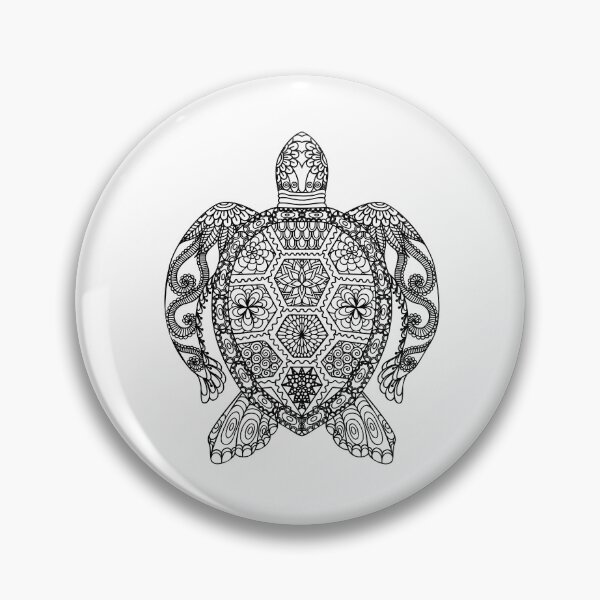 Item preview, Tribal Sea Turtle Spirit Animal designed and sold by alchemytree.