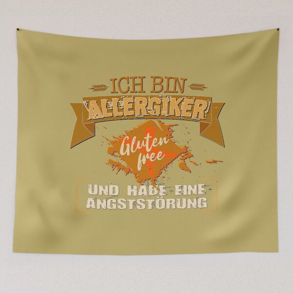 Item preview, I am allergic and have an anxiety disorder designed and sold by navarraspain.