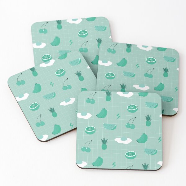 Item preview, Monochrome fruit (green) designed and sold by The Wallpaper Files.