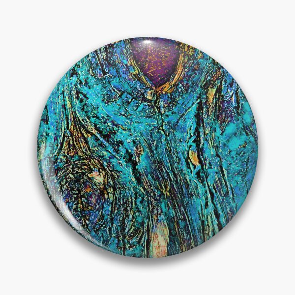 Item preview, Abstract colorful  Blue lagoon Rustic tree bark pattern by Iritof designed and sold by iritof.