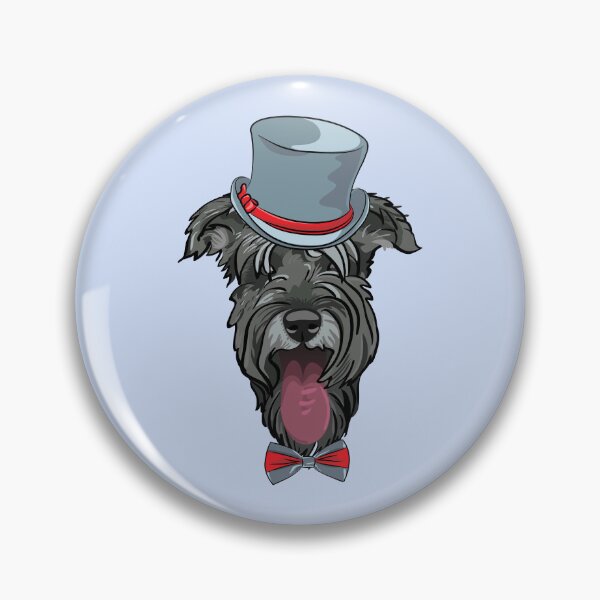 Item preview,  Funny Schnauzer Dog with Hat designed and sold by givemedogs.