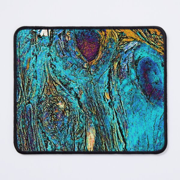 Item preview, Abstract colorful Blue lagoon Rustic tree bark pattern by Iritof designed and sold by iritof.
