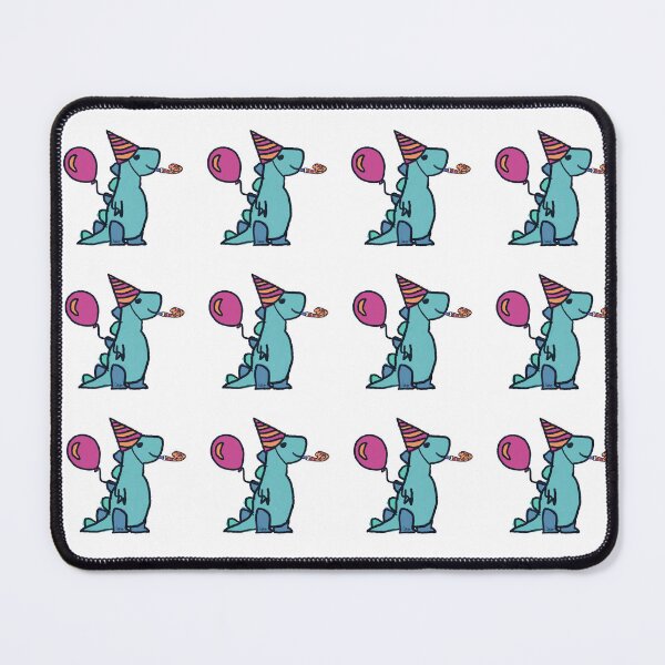 Item preview, Dino party (patterns, white background) designed and sold by MentaLee.