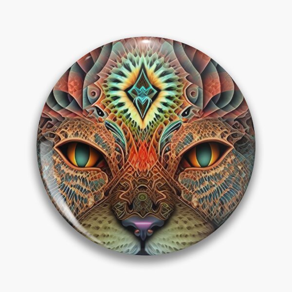 Item preview, Orange Vision Aztec Cat  designed and sold by DESIGNERCATS.