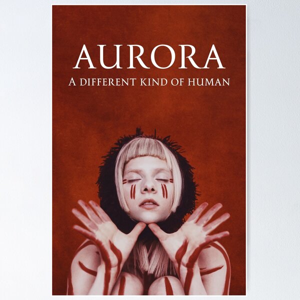 Item preview, Aurora Poster: A Different Kind of human designed and sold by Okayhugh.