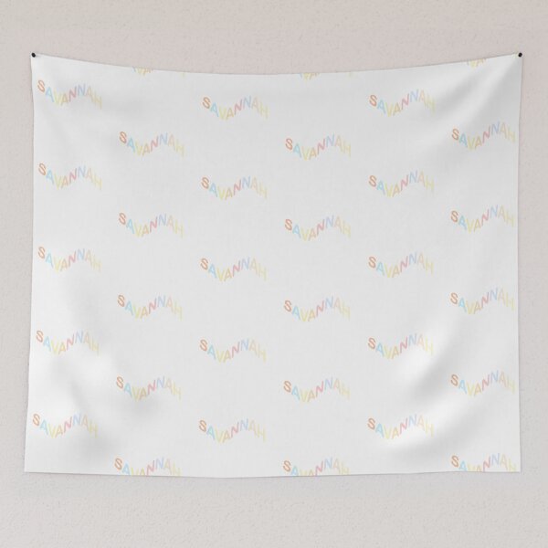 Item preview, Colorful Bubble Lettering "Savannah"  designed and sold by savdesigns623.