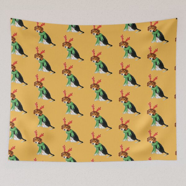 Item preview, Christmas Beagle Xmas designed and sold by givemedogs.