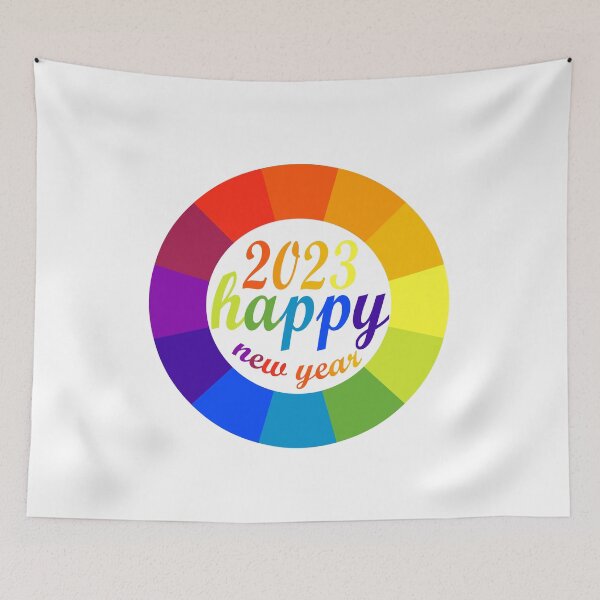 Item preview, Rainbow Happy New Year 2023 designed and sold by Soudesign99.