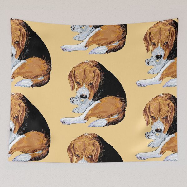 Artikelvorschau, Liebes-Beagle-Sitzen entworfen und verkauft von givemedogs.