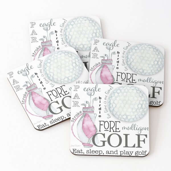 Item preview, Pink Golf Art designed and sold by Jean Plout.